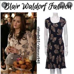 Iconic Milly Dress Bow Print Silk Dress size 8